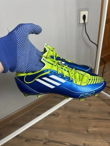 Botines de fútbol Adidas para hombre TRX F30/50 FG G40286 azul verde neón botas talla EE. UU. 6,5 - Imagen 1 de 13