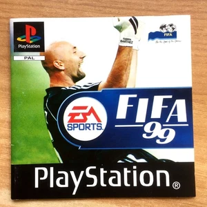 FIFA 99 Black Label - NOTICE SEULE 100% ORIGINALE SONY PS1 PAL FRANÇAIS Booklet - Imagen 1 de 3