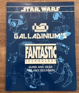 Star Wars Galladinium's Fantastic Technology Guns and Gear West End Games Book - Imagen 1 de 6