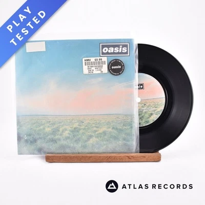 Oasis - Whatever - Limited Edition Numbered 7" Vinyl Record - EX/VG+ - Image 1 of 4