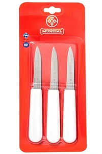 Set of 3 Chefs Paring Knife Collection - High Carbon Steel Set, 3-1/4-Inch Bl... - Picture 1 of 4
