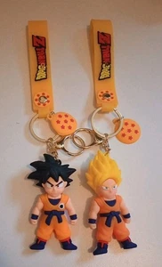 Llaveros Son Goku & Super Saiyan Mode Figura Dragon Ball Z (Lote de 2) - Imagen 1 de 2