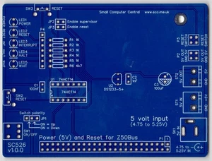 SC526 - Fuente de alimentación y tarjeta de reinicio, entrada de 5 voltios - Imagen 1 de 2