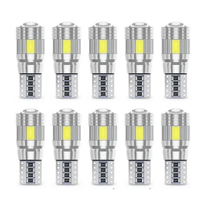 10X T10 5W 12V SMD LED CANBUS Standlicht Innenraum Glassockel Licht Auto - Picture 1 of 11