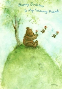 Happy Birthday Friend Far Away Mary Hamilton Mary's Bears Hallmark Greeting Card - Picture 1 of 3