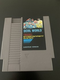 NES Nintendo Devil World Original RARE