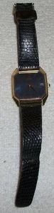 Vintage Seiko Lassale Watch Mens 30mm Gold Tone Date 5932-5019 New Battery - Picture 1 of 4