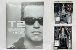 Hot Toys Terminator 2 T-800 1/6 Figure MMS117 Movie Masterpiece T2 Used Rare JP - Picture 1 of 11