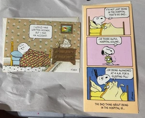Two Vintage Charlie Brown Snoopy Greeting Cards - Picture 1 of 19