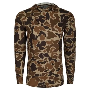 Drake DS1515-016-5 Performance Hoodie Print L/S Old School 2Xlarge - Picture 1 of 3
