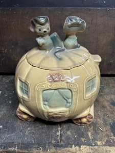 Vintage 1960s W32 Cinderella's Pumpkin Coach Cookie Jar Excellent Condition - Picture 1 of 12