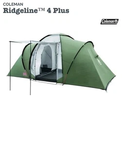 Coleman Ridgeline 4 Plus Tunnelzelt, 4 Personen, 460x230cm Zelt Camping - Bild 1 von 6