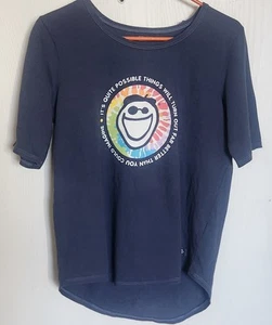 Life Is Good - "Things Will Turn Out Better" Blue T-Shirt - Size M - Picture 1 of 7