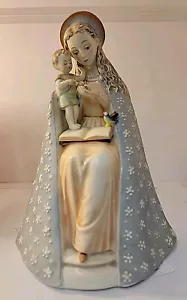 Vintage Goebel Hummel Flower Madonna #10/1 Mary Holding Baby Jesus 9.5” Figure - Picture 1 of 9