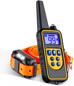2700 FT Remote Dog Shock Training Collar Rechargeable Waterproof LCD Pet Trainer - Picture 1 of 13