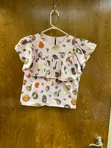 Women NWT ANTONIO MELANI multicolored layer, short sleeve top .Size 6 - Picture 1 of 3