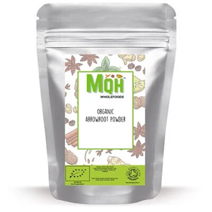 ORGANIC Arrowroot Powder Premium Quality! Soil Association Certified 50g-2kg - Picture 1 of 4