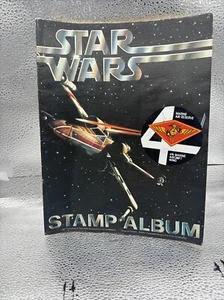 1977 - Star Wars Briefmarkenalbum - Filmsticker, Weltraum Themenmarken, - Bild 1 von 2