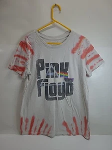 Camiseta Pink Floyd Blanca Naranja Tinte Prisma Mangas Cortas Rock Band Para Mujer XXL - Imagen 1 de 11