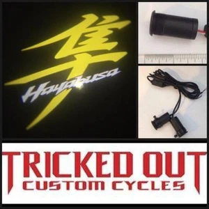 Hayabusa Kanji Logo Light (YELLOW) projection led light with Kanji logo HAYABUSA - Picture 1 of 1