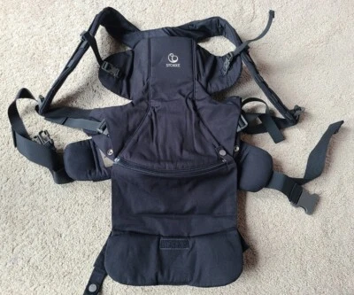 Передняя детская переноска Stokke MyCarrier до 15 кг черная - Изображение 1 из 4