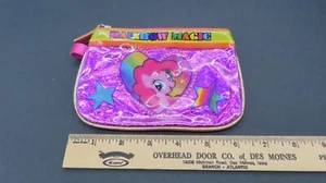 My Little Pony 2013 Hasbro Small Pouch Pink Zip Closure - Picture 1 of 15