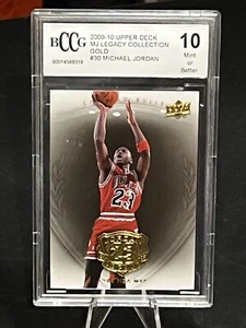 UD Michael Jordan Legacy Collection Gold Bulls #30 2009-10 - Imagen 1 de 2