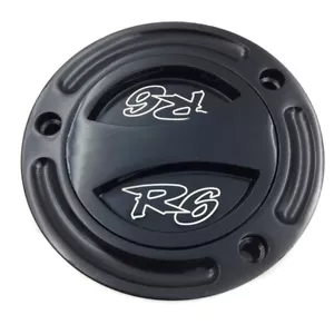 Tapas de combustible sin llave para motocicleta aptas para Yamaha YZF-R6 1999-2019 R6S 2006-2009 negras - Imagen 1 de 6