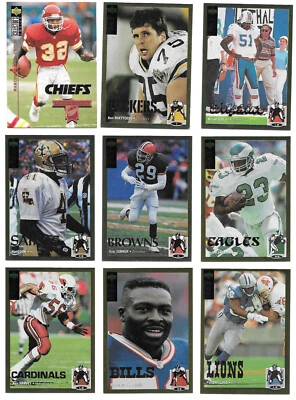 1994 Upper Deck Collector's Choice UD CC Football Gold Parallels - You Pick - Image 1 of 2