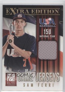 2013 Panini Elite Extra Edition 15U National Team Game Jerseys Sam Ferri #4