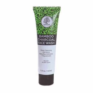 100% Madina Bamboo Charcoal Face Wash, Detoxify & Cleansing- 100 mL - Picture 1 of 5