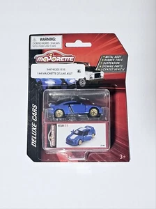 2023 Majorette Premium Deluxe Cars Nissan GT-R Blue With Gold Rims 1:64 New VHTF - Picture 1 of 5