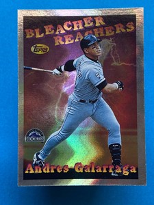 1997 Topps Season's Best Bleacher Reachers Andres Galarraga #SB10