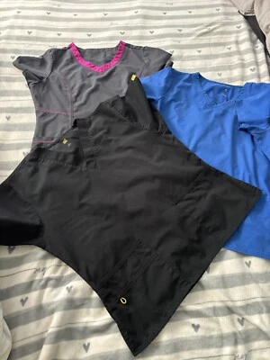 Lote de 5 Blusa Médica Grande de Ropa de Trabajo Profesional para Mujer Cuello en V Foto 1 de 4