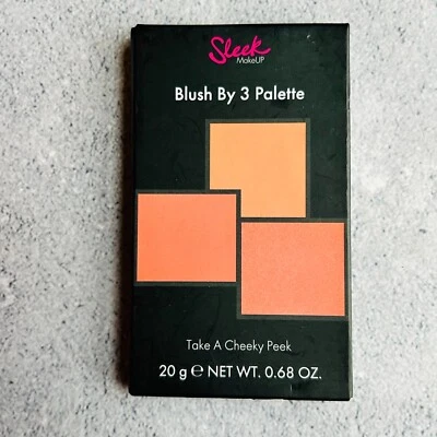 Sleek Makeup Blush By 3 Take A Cheeky Peek Palette NEW - Image 1 of 3