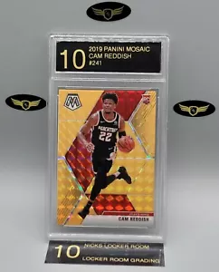 2019 Panini Mosaic Atlanta Hawks CAM REDDISH #241 orange /25 rookie mint LRG 10 - Picture 1 of 3