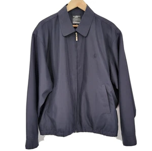 Giacca fitness sportiva vento/pioggia blu navy petto 50" Blue Win India 110 - Foto 1 di 6