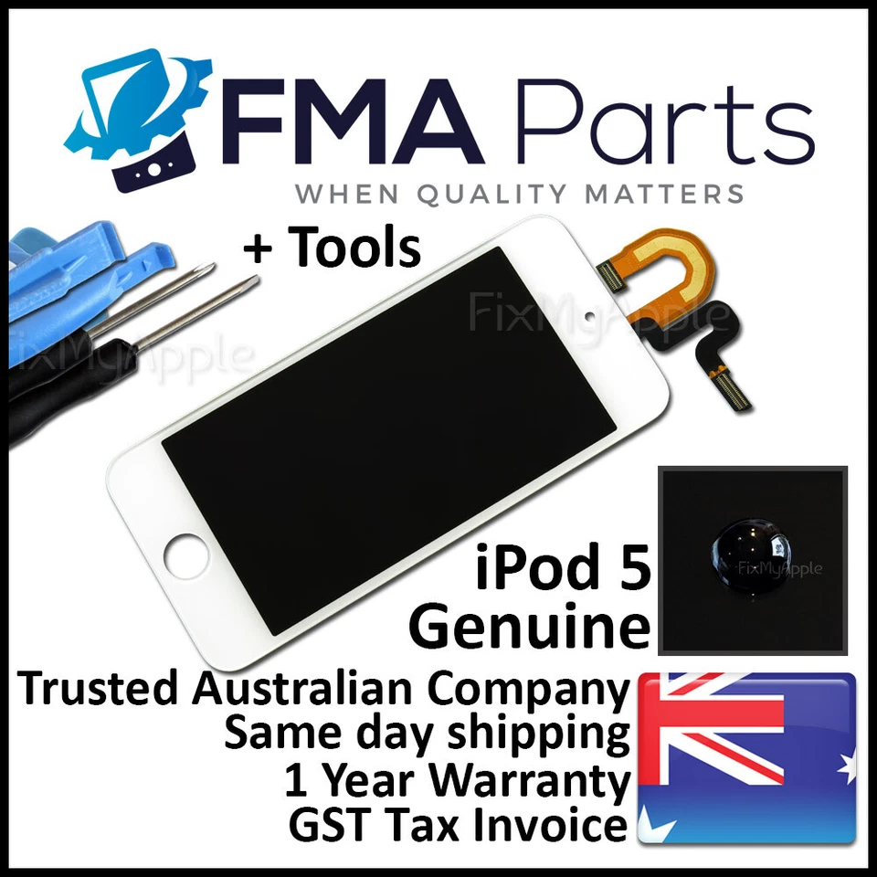 iPod 5th 5 6 6th Gen OEM White Front Glass Touch Screen Digitizer Assembly LCD — 第 1/4 张图片