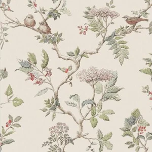 Laura Ashley Wallpaper Roll 20.5"x 33-ft Non Woven Unpasted Removable Strippable - Picture 1 of 5