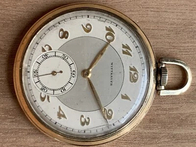 Антикварные карманные часы Wittnauer Breguet с цифрами - Изображение 1 из 4