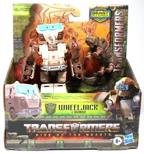 TRANSFORMERS RISE OF THE BEASTS ALLIANCE WHEELJACK & RHINOX WEAPONIZERS NEW - Picture 1 of 17
