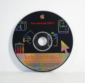 Power Macintosh 5200/75 Version OS 7.5 CD Installation CD - 691-0405-A - Picture 1 of 3