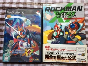 PS2 Mega Man X7 postcard strategy book set official guidebook　Rockman　JAPAN - Picture 1 of 4