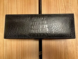 SCHMUCKSCHATULLE SCHATULLE ETUI UHRENETUI ECHTLEDER ORIGINAL 699 - Bild 1 von 6