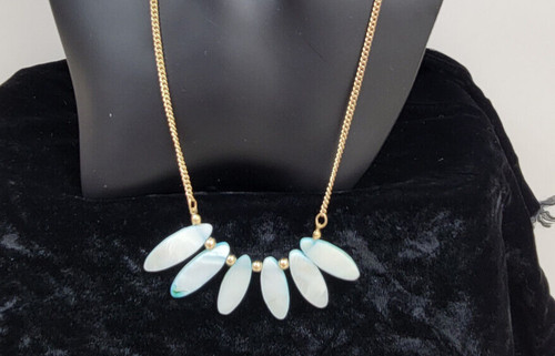 VETEMENTS Charming Charlie Collana Amuleto Forma Tavola da Surf Blu Oceano e Bianco Firmato Vintage