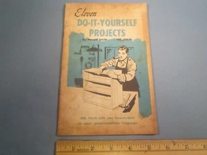 ELEVEN DO-IT-YOURSELF PROJECTS c 1950's [Z142a] - Picture 1 of 2
