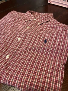 Ralph Lauren Hombre Vestido Casual Botón Camisa Talla Grande - Imagen 1 de 6