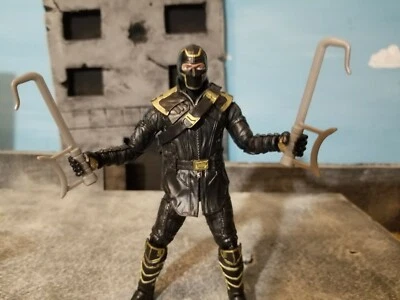 6 inch action figure accessories ninja dagger sai Rafael tmnt Electra marvel leg Foto 1 de 4