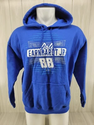 Dale Earnhardt Jr. #88 NASCAR Sudadera con Capucha Pullover Sudadera Azul Real Grande #2 Foto 1 de 4
