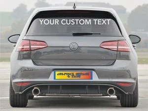 Personalisierte individuelle GLÄNZENDE CHROM-Vinylaufkleber Heckscheibe Autotüren Van-Seiten - Bild 1 von 6